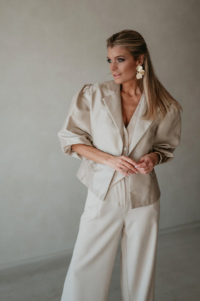Cortesia blazer I Ecru - Wild Souls by JV® - Blazers