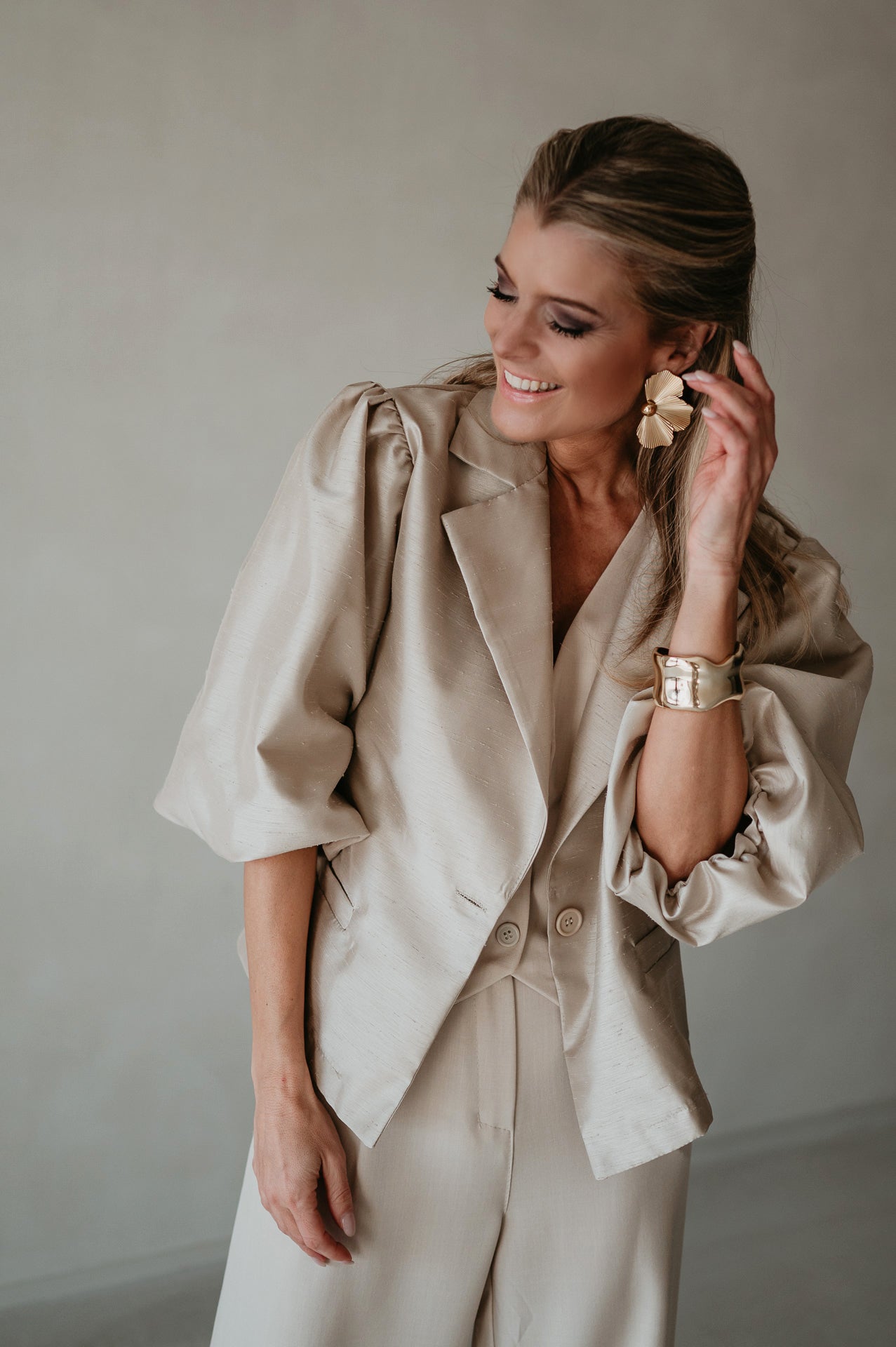 Cortesia blazer I Ecru - Wild Souls by JV® - Blazers