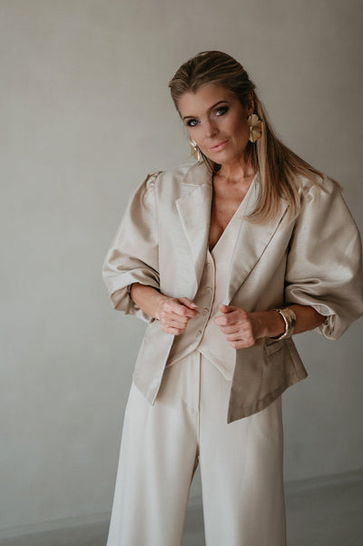 Cortesia blazer I Ecru - Wild Souls by JV® - Blazers