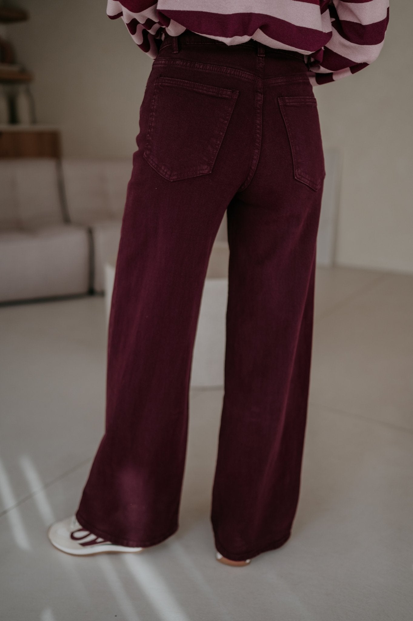 Cotto jeans I Burgundy - Wild Souls by JV® - Jeans