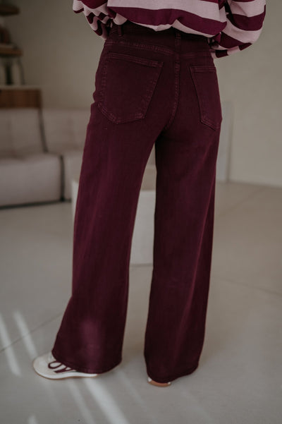 Cotto jeans I Burgundy - Wild Souls by JV® - Jeans