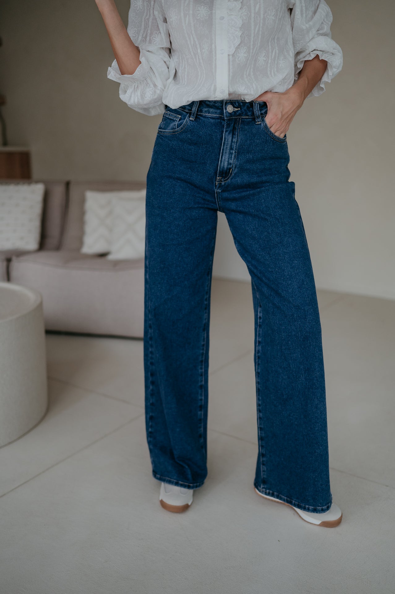 Cotto jeans I Dark Blue - Wild Souls by JV® - Jeans