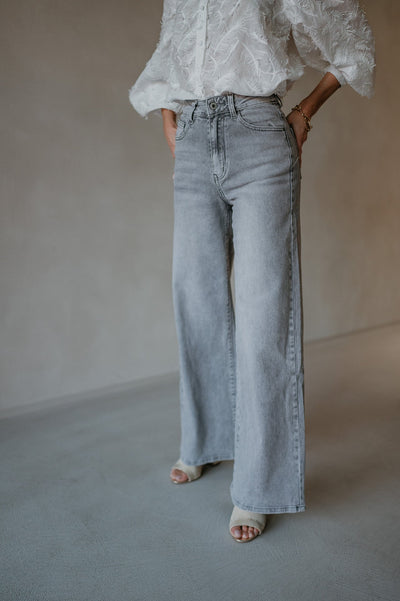 Cotto jeans I Grey - Wild Souls by JV® - Jeans