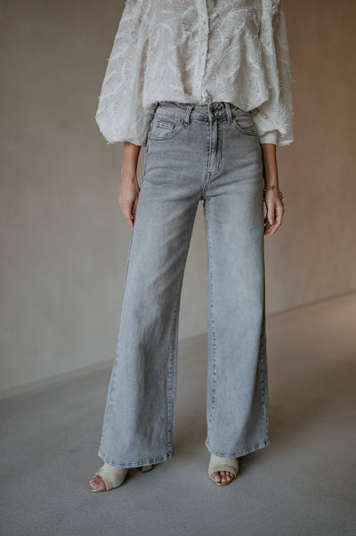 Cotto jeans I Grey - Wild Souls by JV® - Jeans