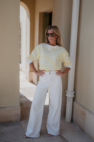 Cotto jeans I White - Wild Souls by JV® - Jeans