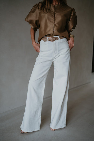 Cotto jeans I White - Wild Souls by JV® - Jeans