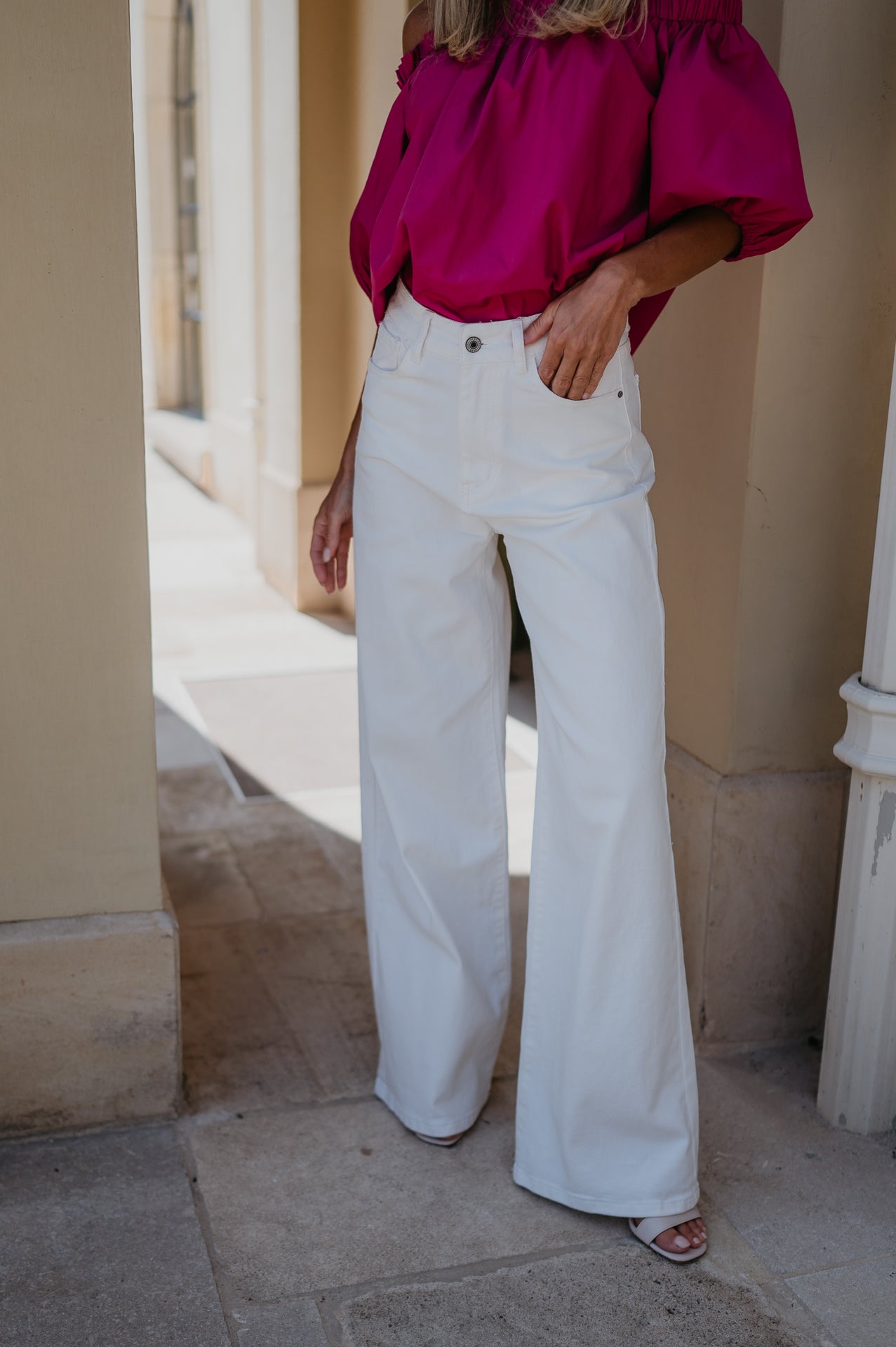 Cotto jeans I White - Wild Souls by JV® - Jeans