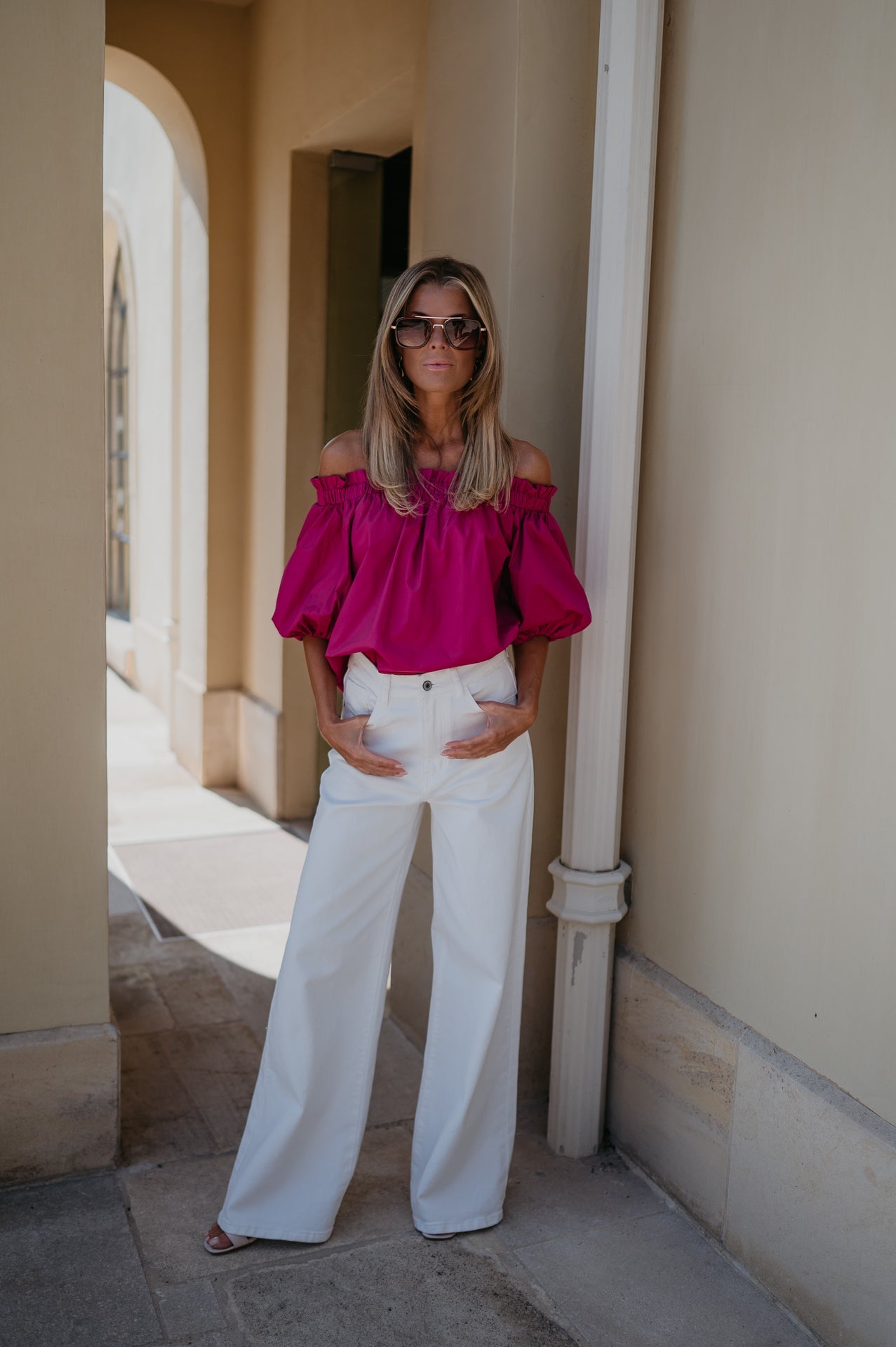 Cotto jeans I White - Wild Souls by JV® - Jeans