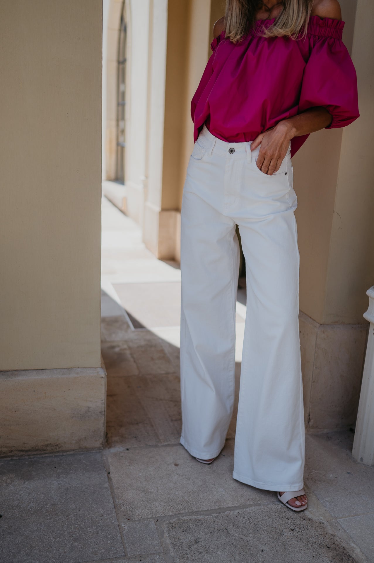 Cotto jeans I White - Wild Souls by JV® - Jeans