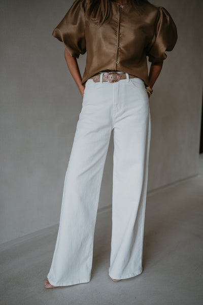 Cotto jeans I White - Wild Souls by JV® - Jeans