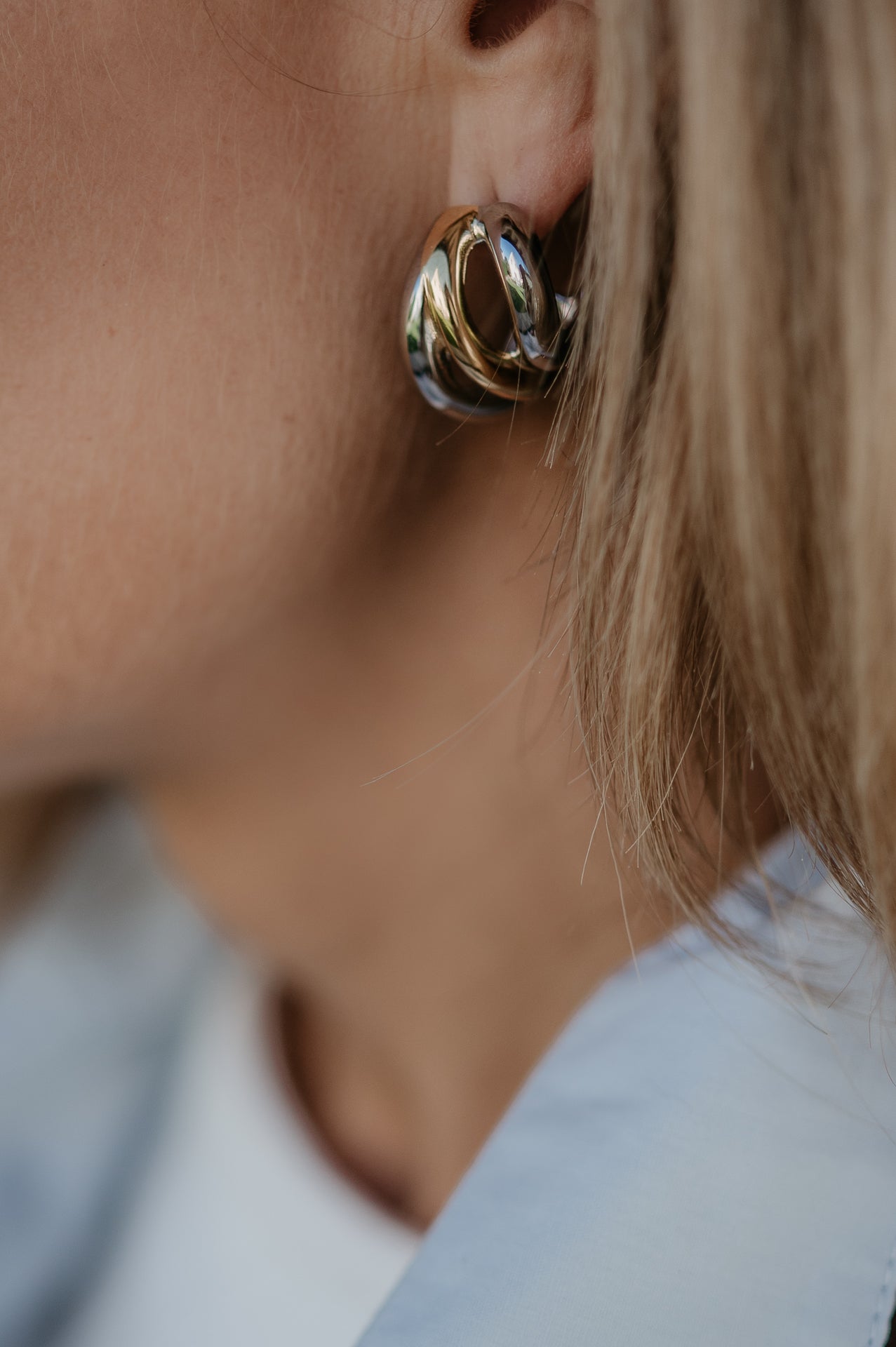 Creanza earrings I Gold & Silver - Wild Souls by JV® - Earrings