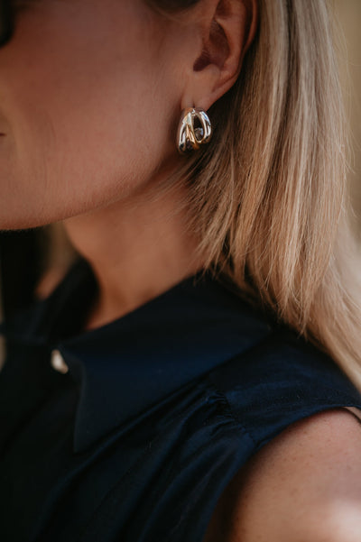 Creanza earrings I Gold & Silver - Wild Souls by JV® - Earrings