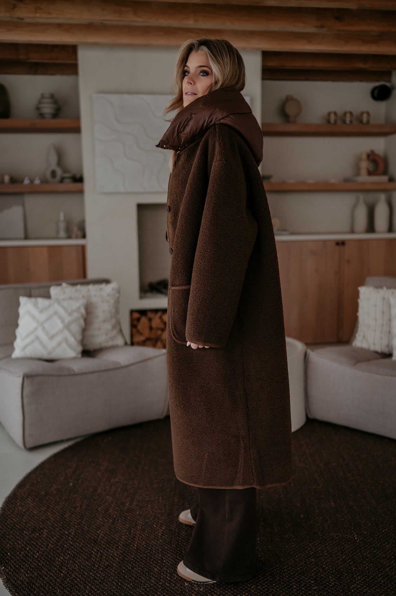 Credoni coat I Brown - Wild Souls by JV® - 