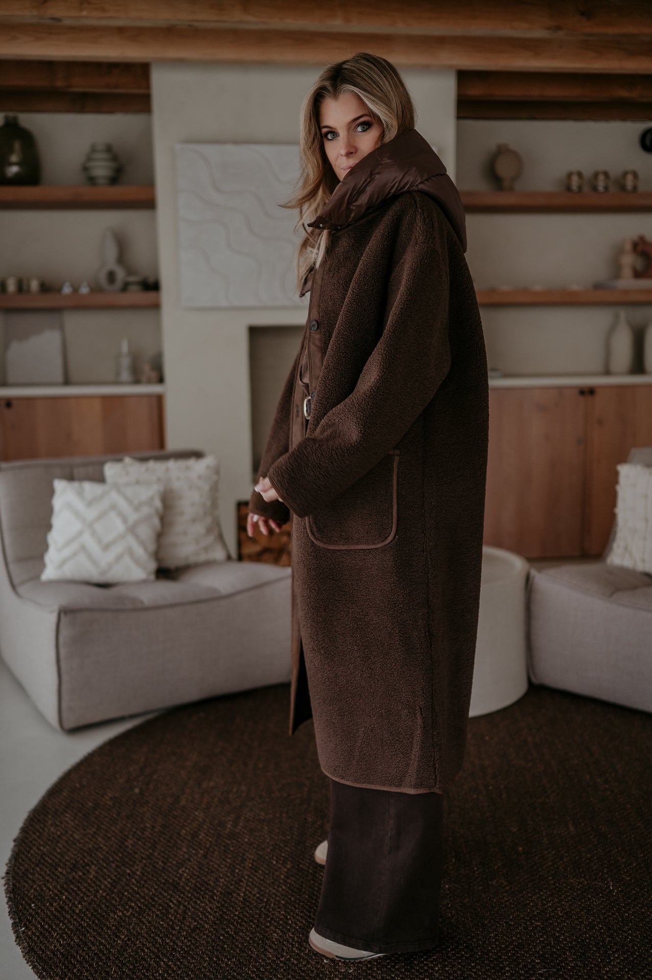 Credoni coat I Brown - Wild Souls by JV® - 