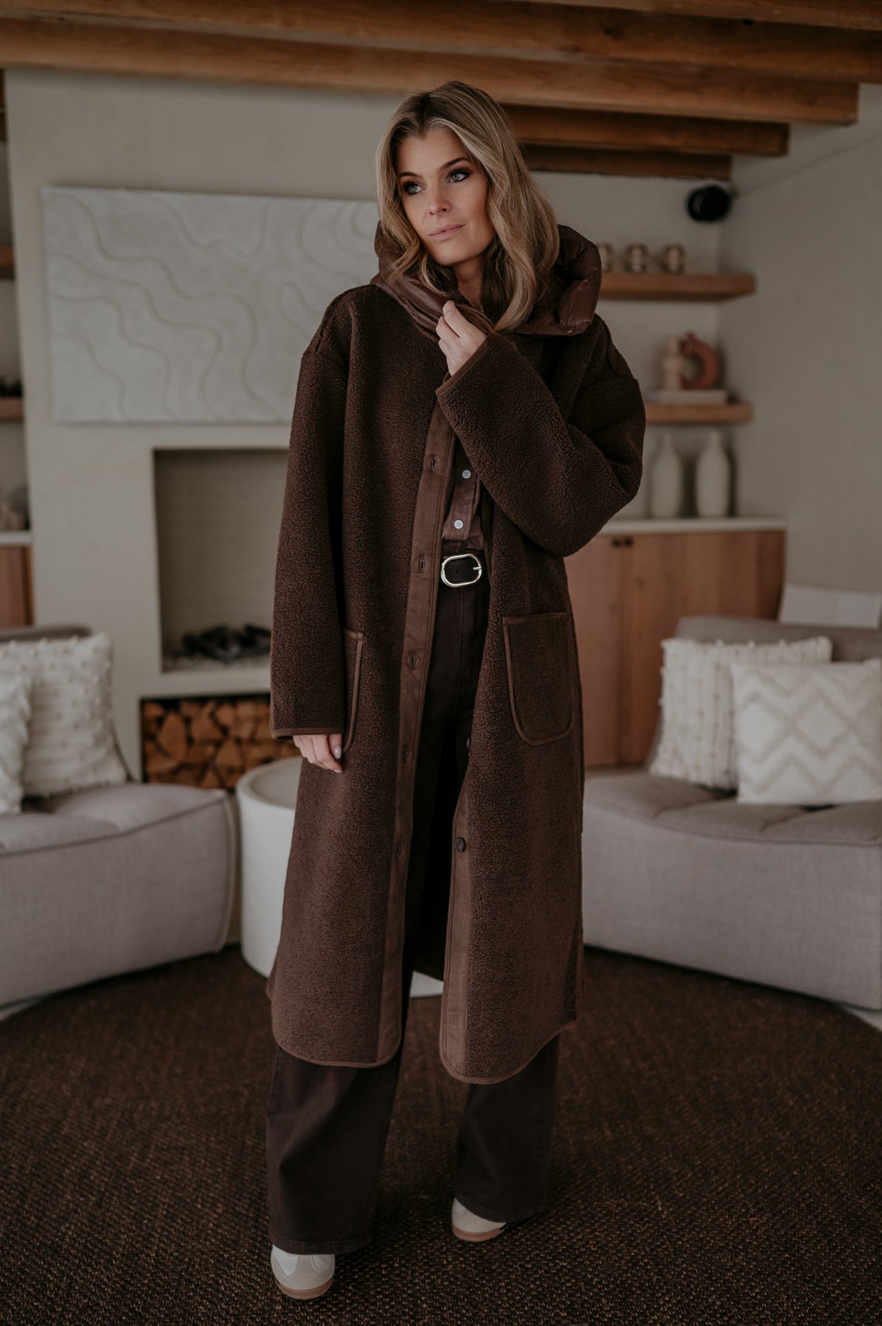 Credoni coat I Brown - Wild Souls by JV® - 