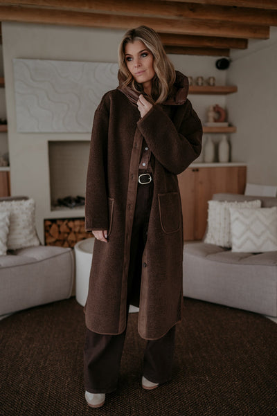 Credoni coat I Brown - Wild Souls by JV® - 
