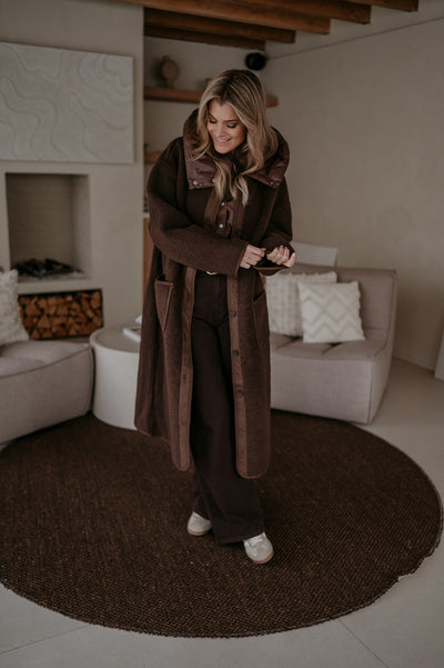 Credoni coat I Brown - Wild Souls by JV® - 