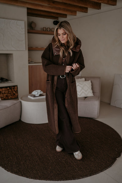 Credoni coat I Brown - Wild Souls by JV® - 