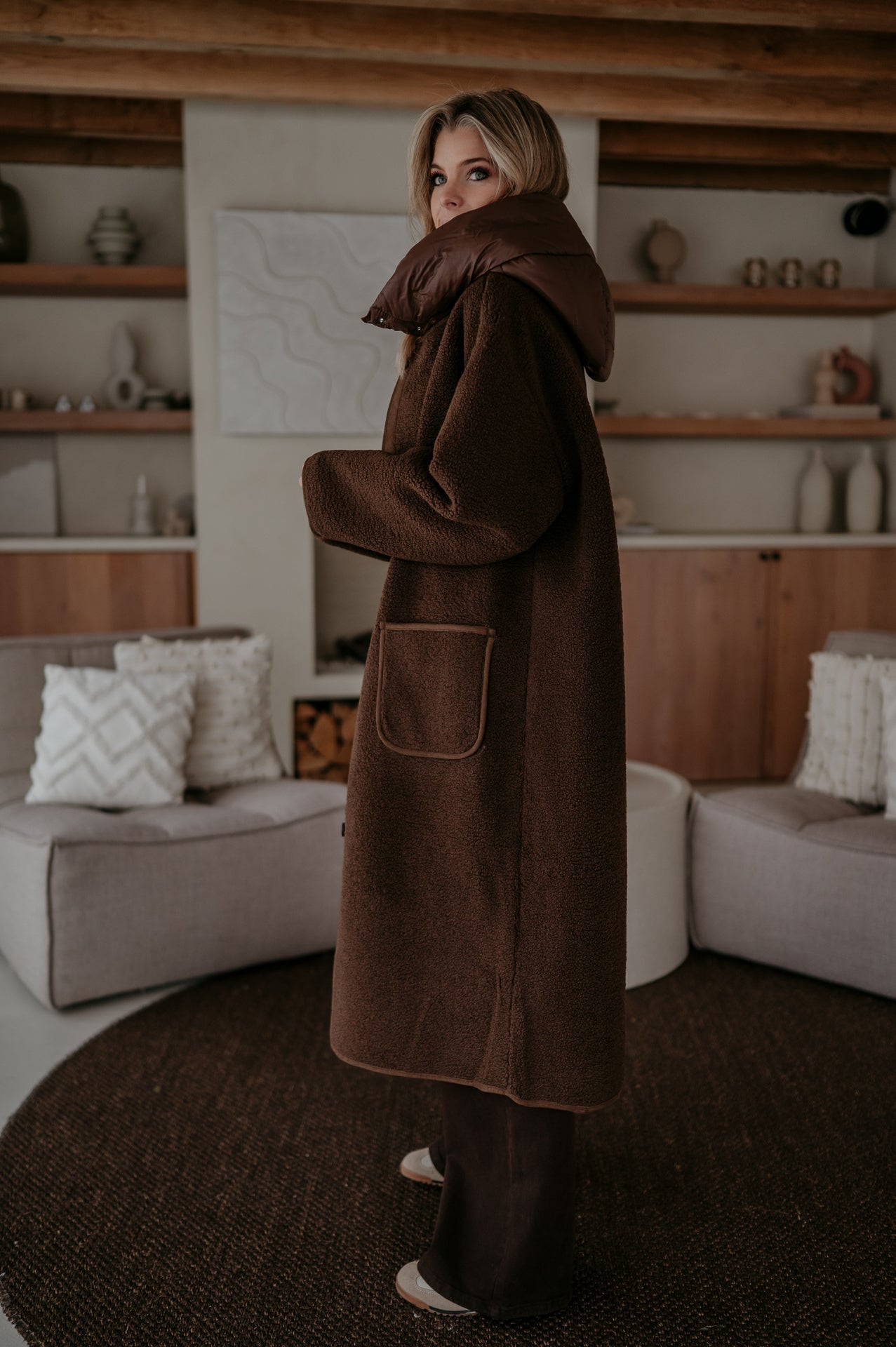 Credoni coat I Brown - Wild Souls by JV® - 