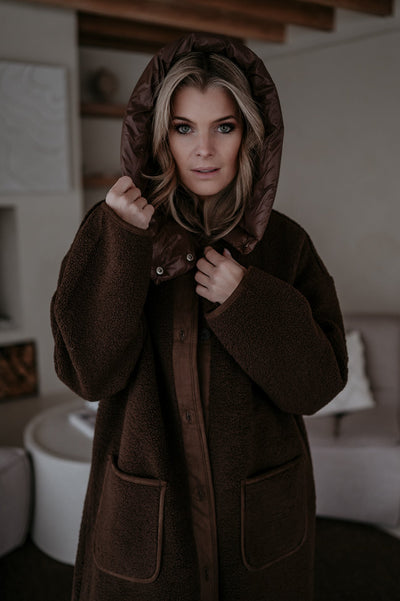 Credoni coat I Brown - Wild Souls by JV® - 