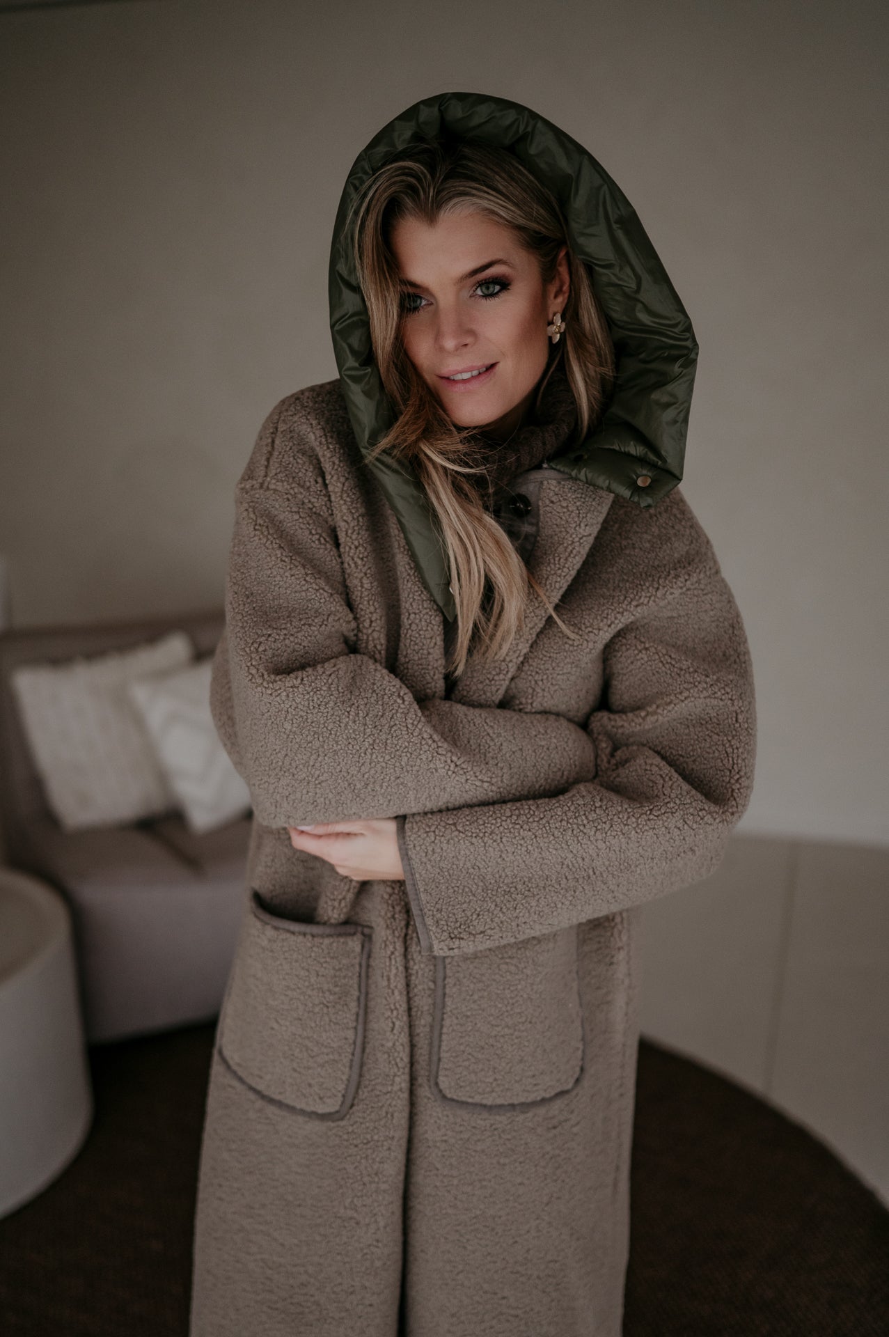 Credoni coat I Taupe - Wild Souls by JV® - 