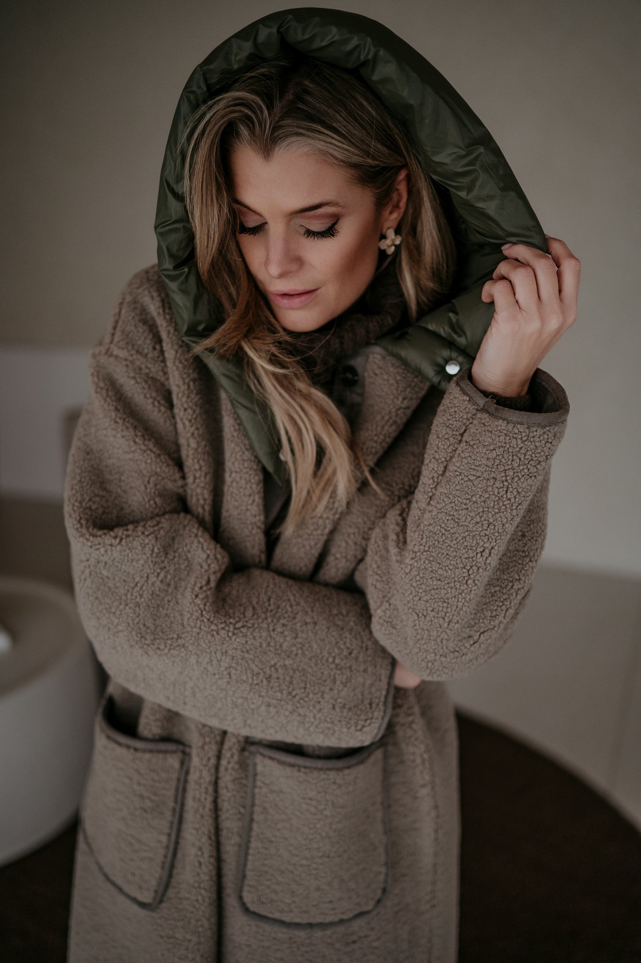 Credoni coat I Taupe - Wild Souls by JV® - 