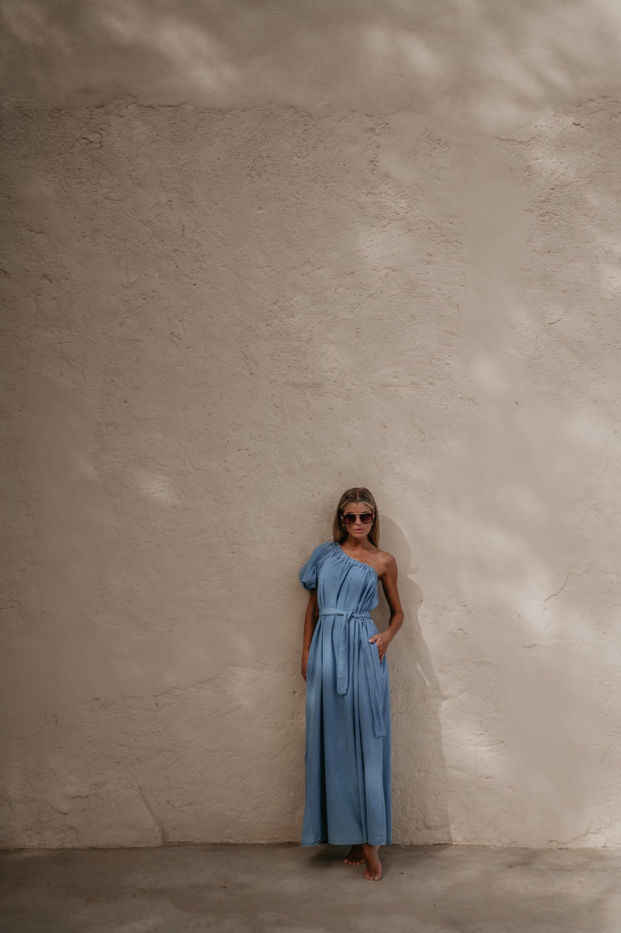 Crepa dress I Blue - Wild Souls by JV® - Dresses
