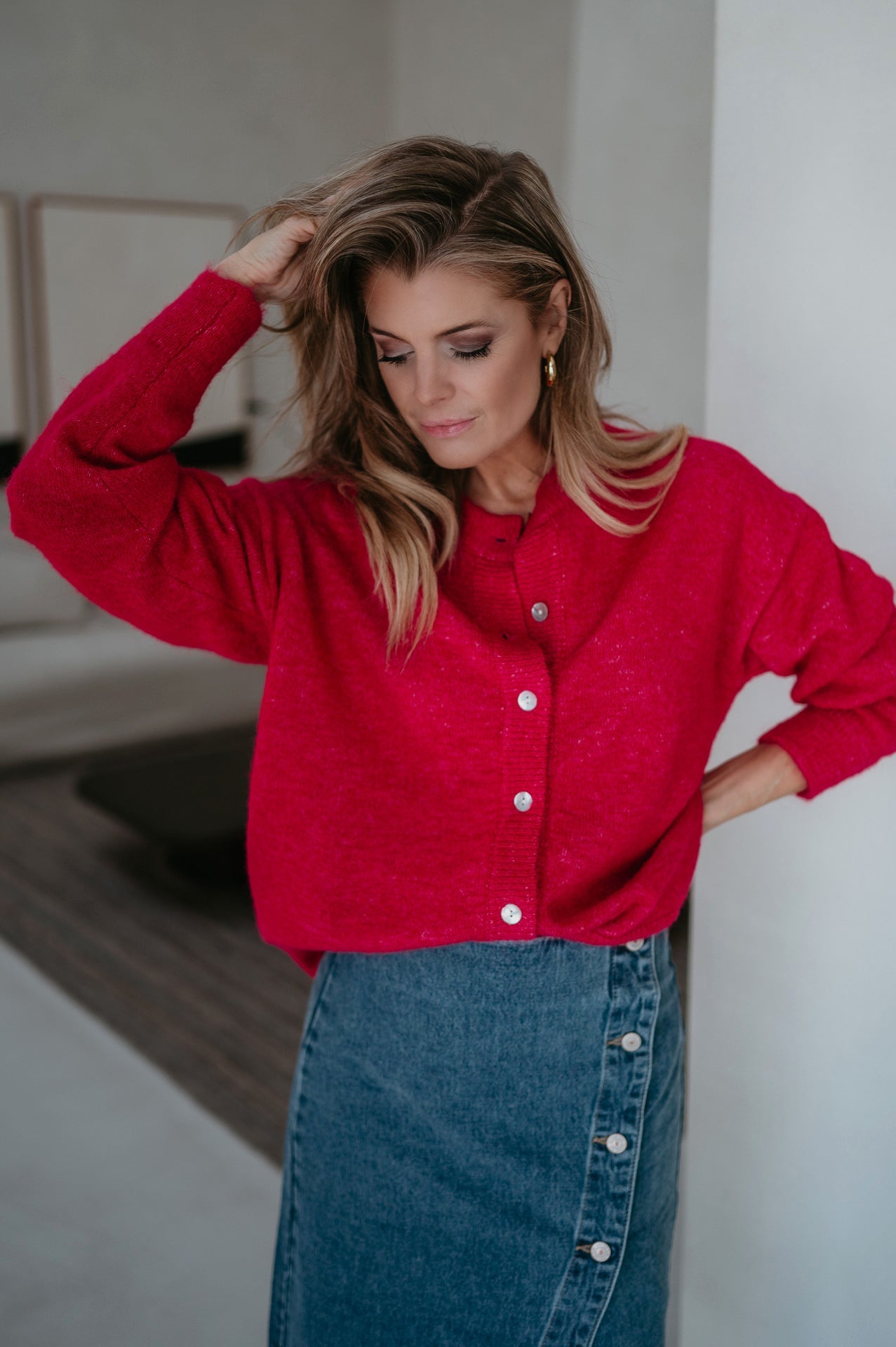 Cresco cardigan I Fuchsia - Wild Souls by JV® - Cardigans