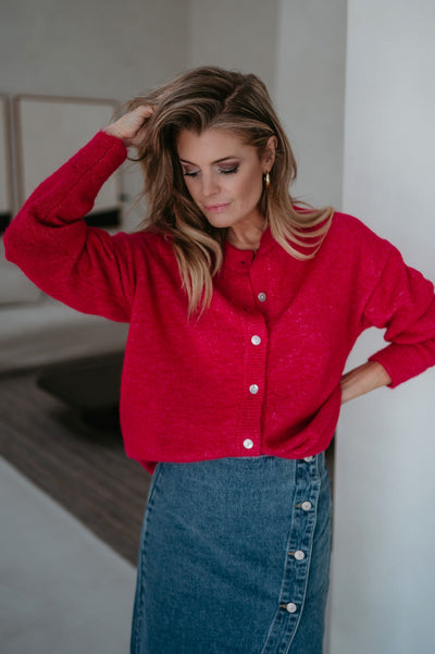 Cresco cardigan I Fuchsia - Wild Souls by JV® - Cardigans