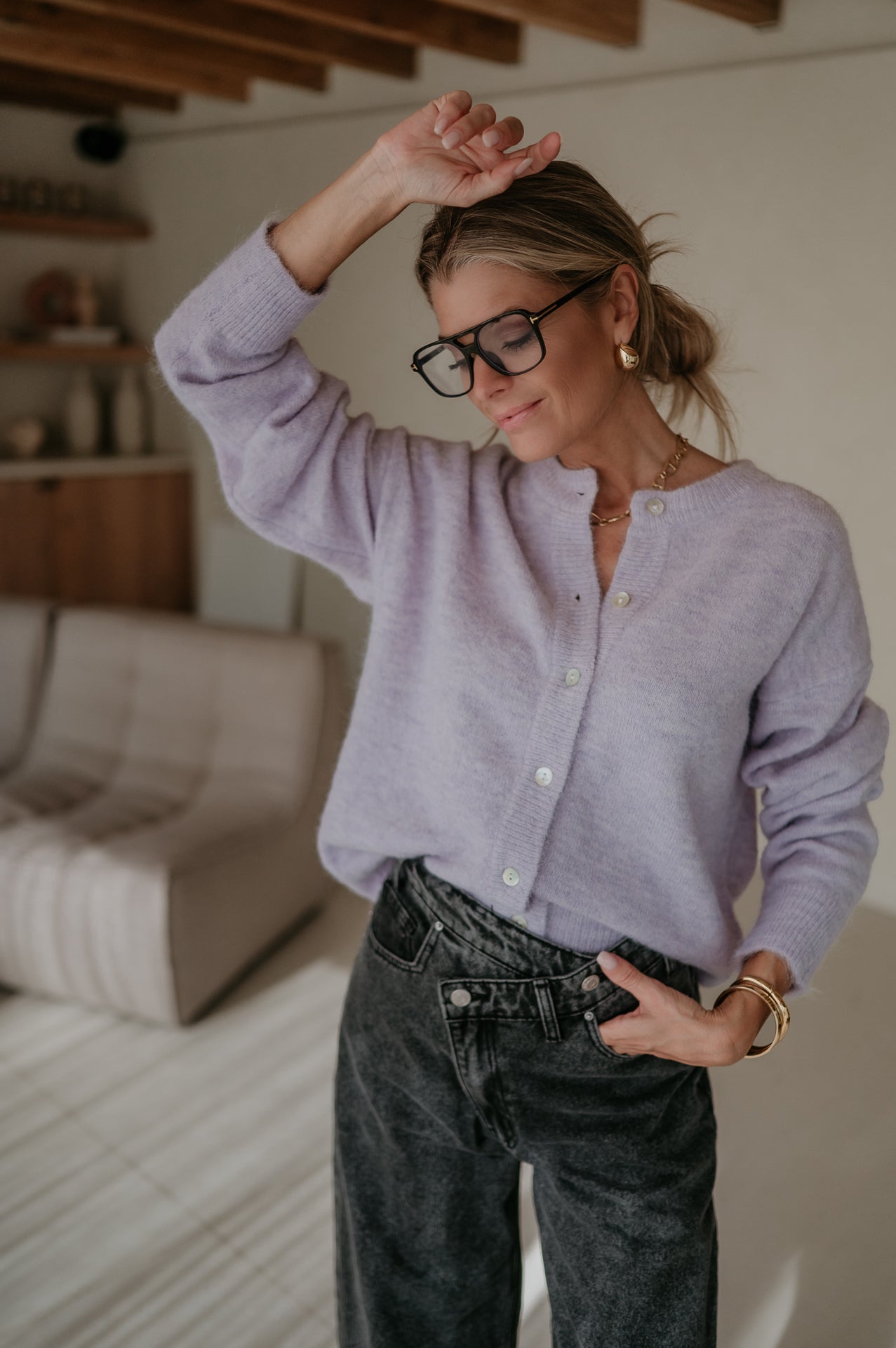 Cresco cardigan I Lila - Wild Souls by JV® - Cardigans