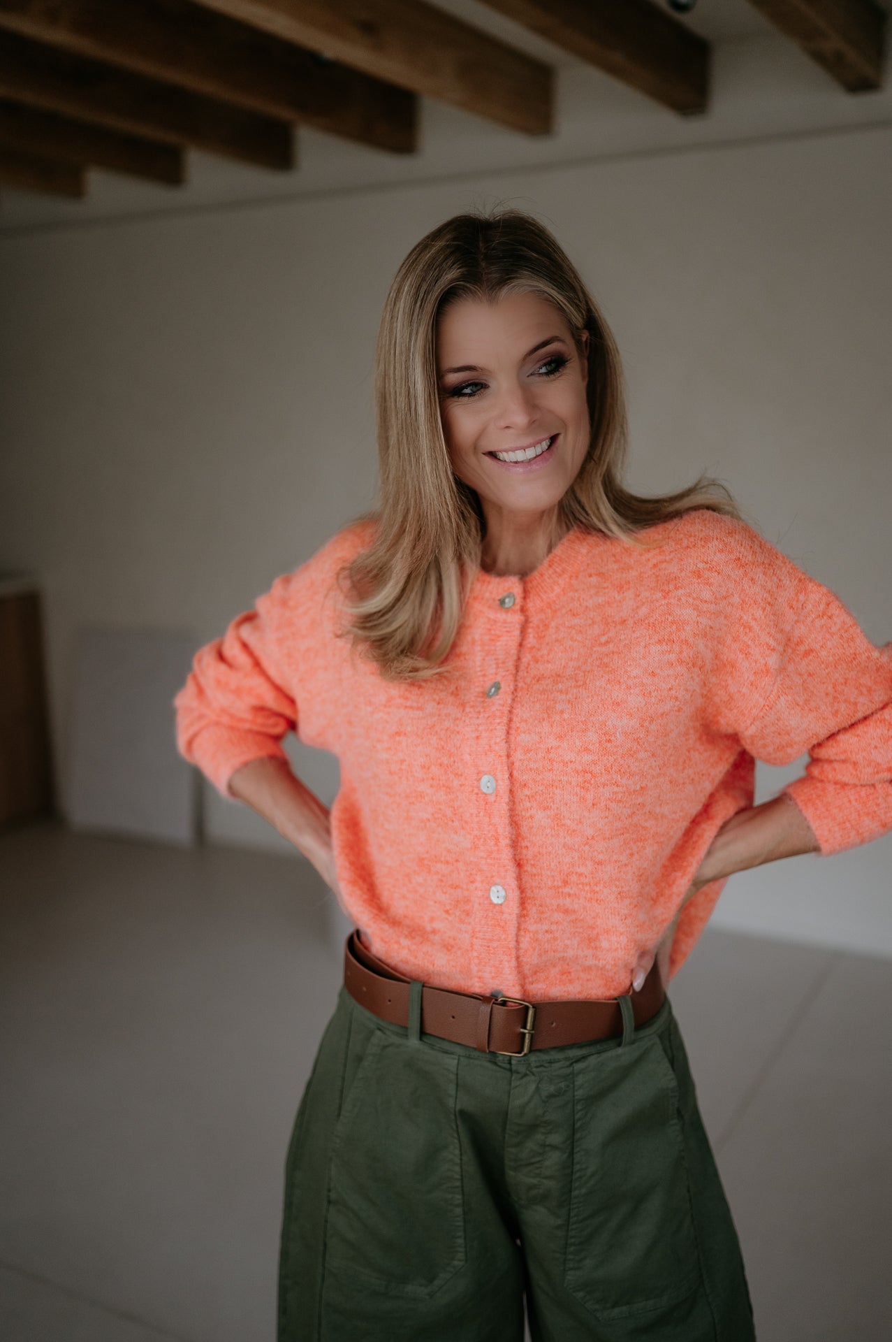 Cresco cardigan I Orange - Wild Souls by JV® - Cardigans