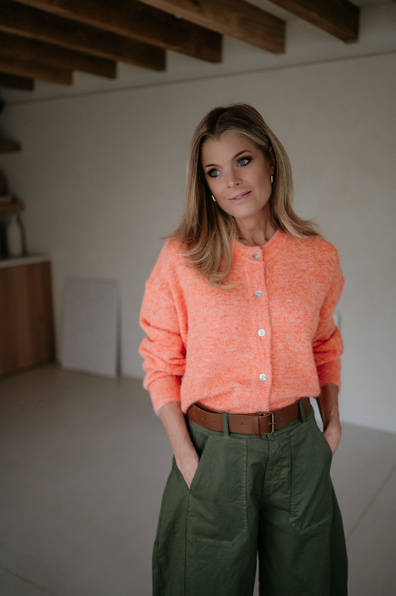 Cresco cardigan I Orange - Wild Souls by JV® - Cardigans