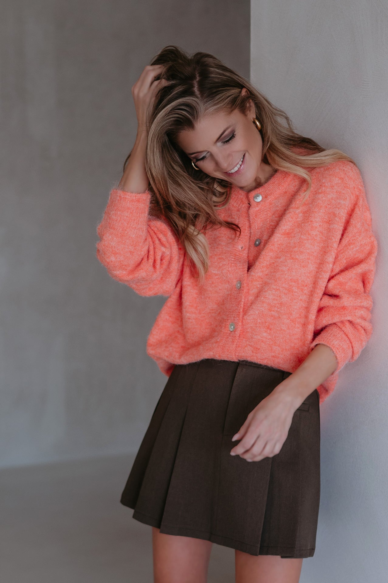 Cresco cardigan I Orange - Wild Souls by JV® - Cardigans