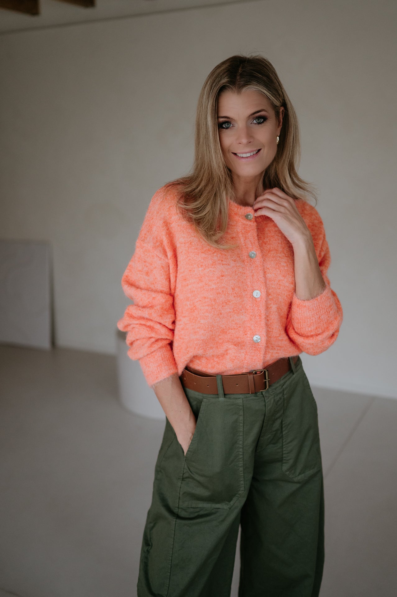 Cresco cardigan I Orange - Wild Souls by JV® - Cardigans