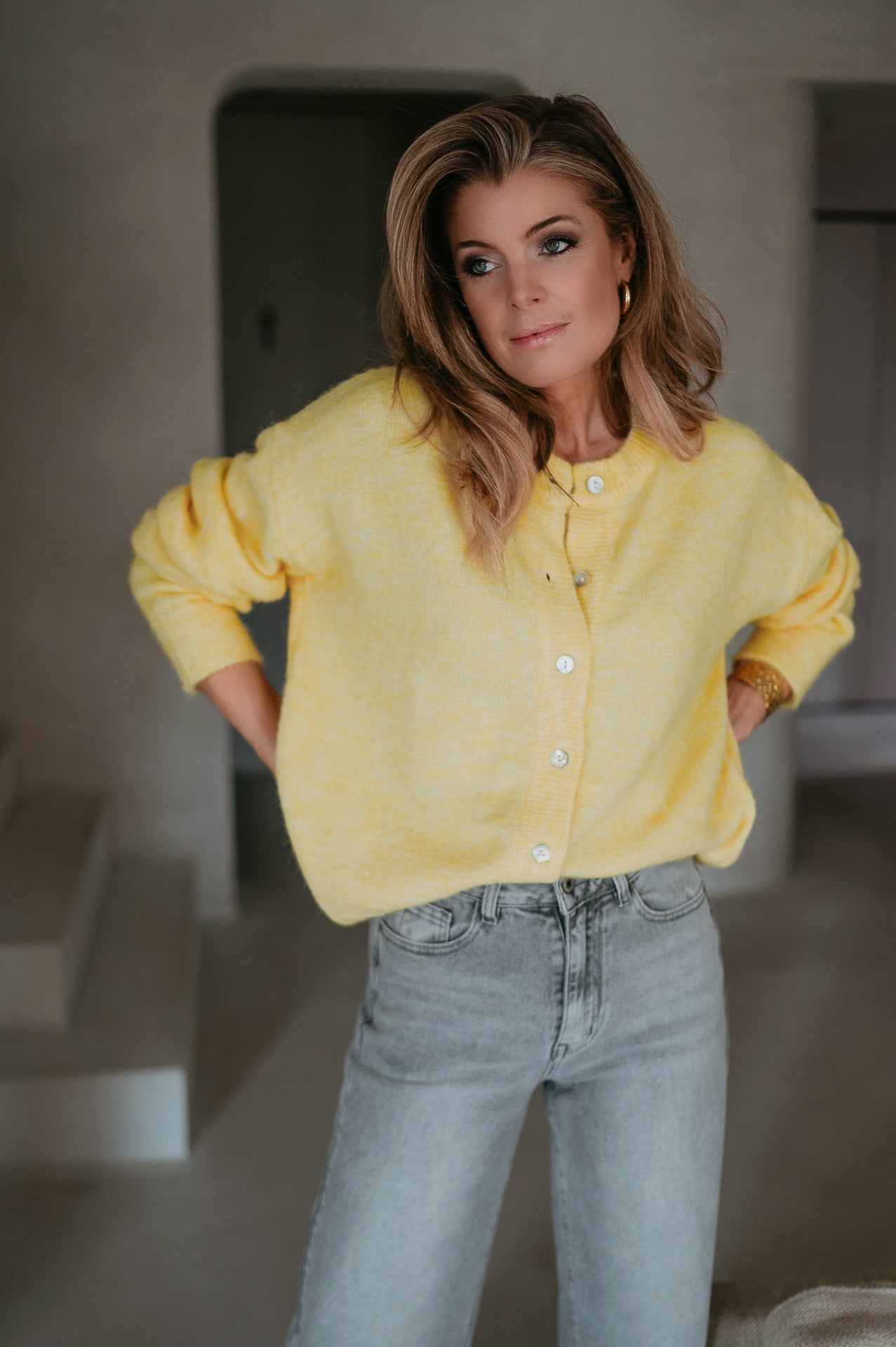 Cresco cardigan I Yellow - Wild Souls by JV® - Cardigans