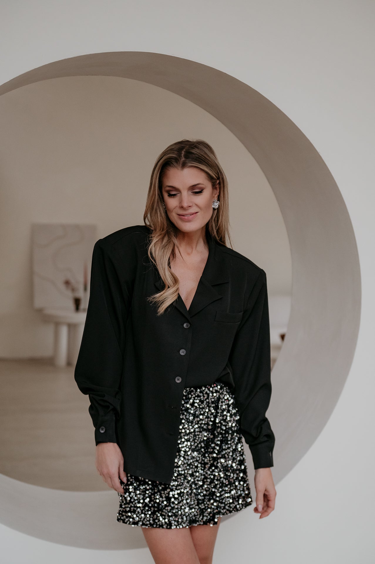 Crevine blouse I Black - Wild Souls by JV® - Blouses