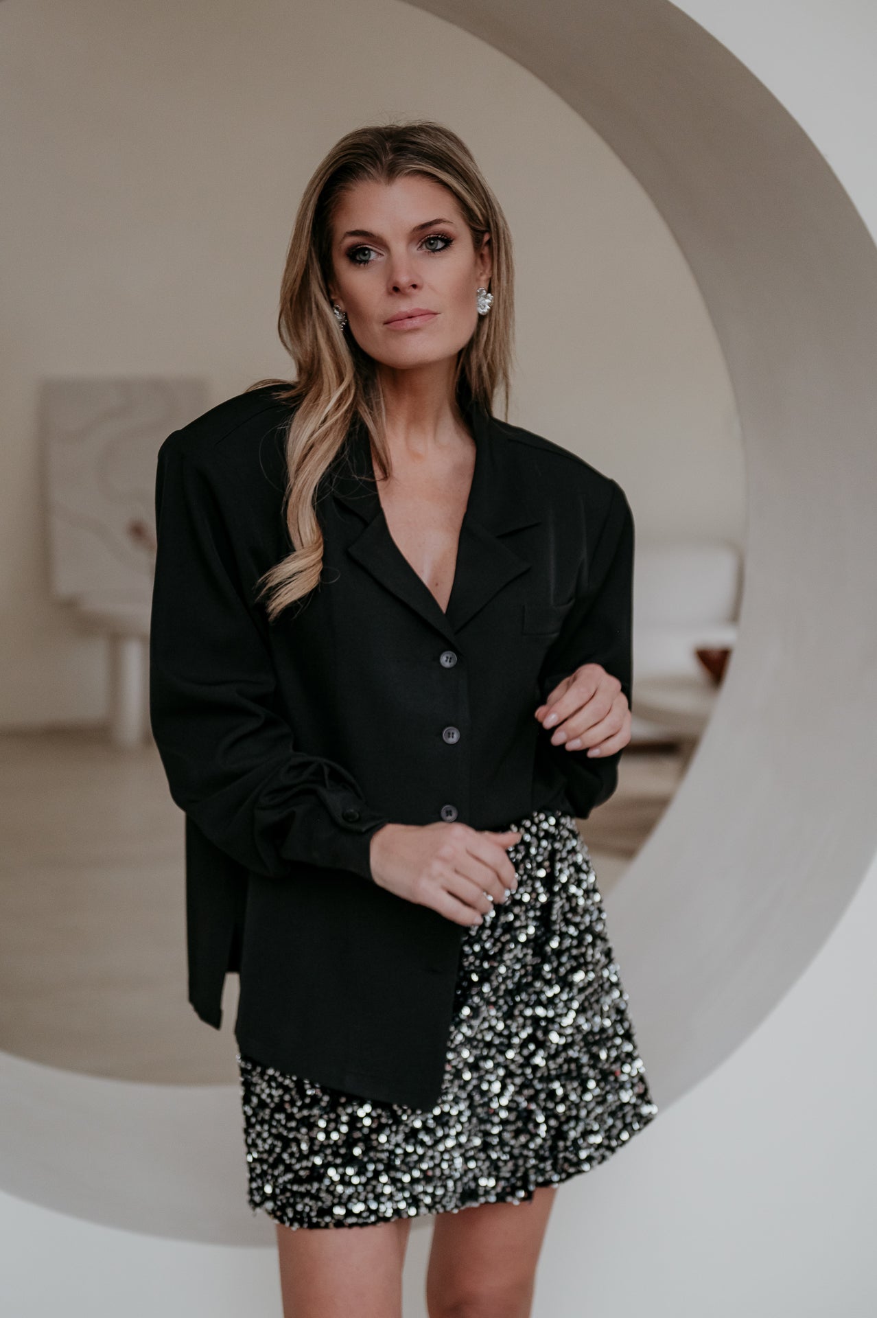 Crevine blouse I Black - Wild Souls by JV® - Blouses