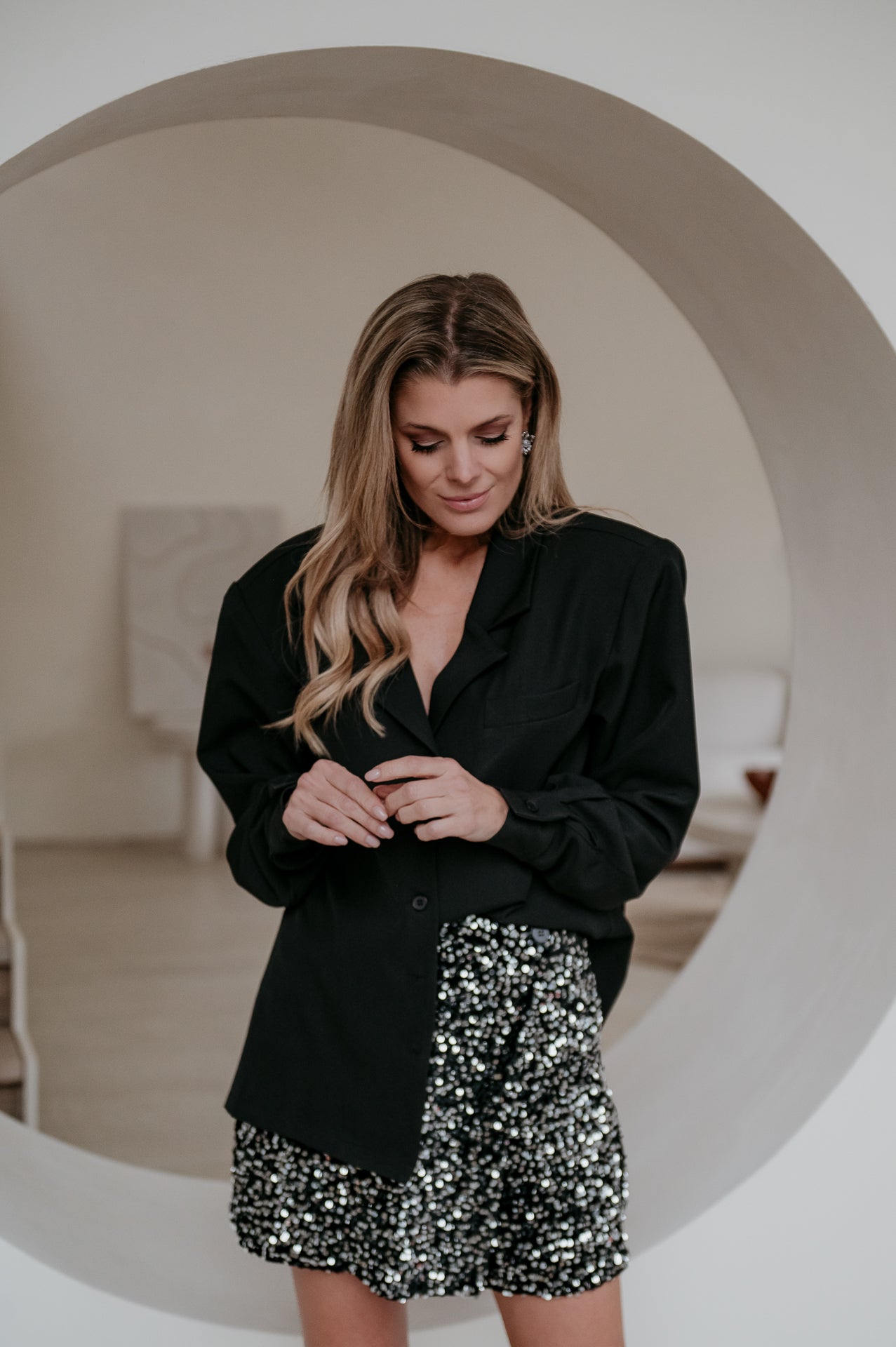 Crevine blouse I Black - Wild Souls by JV® - Blouses