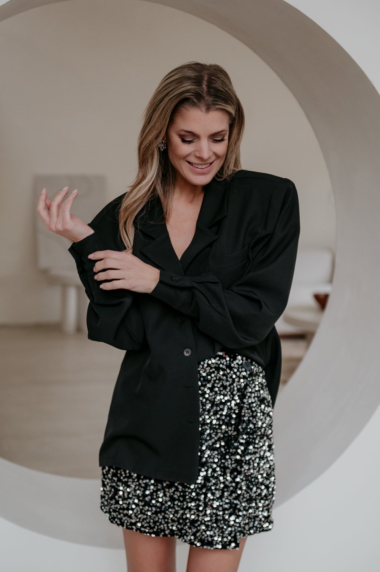 Crevine blouse I Black - Wild Souls by JV® - Blouses