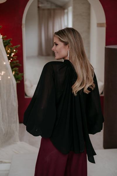 Crove blouse I Black - Wild Souls by JV® - Blouses