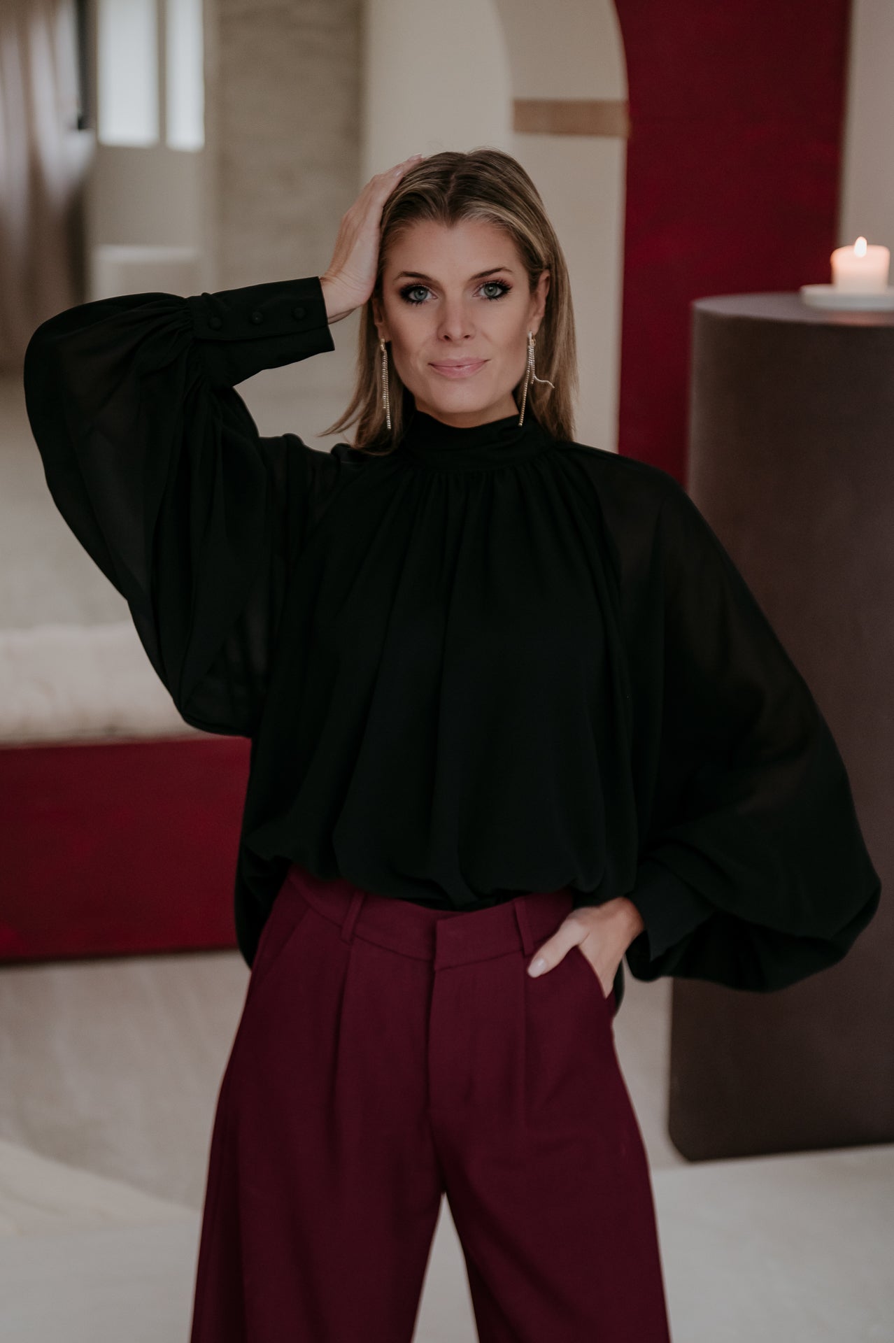 Crove blouse I Black - Wild Souls by JV® - Blouses