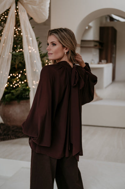 Crove blouse I Brown - Wild Souls by JV® - Blouses