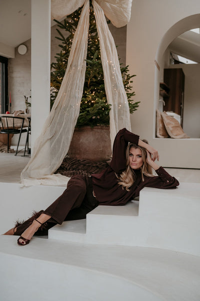 Crove blouse I Brown - Wild Souls by JV® - Blouses