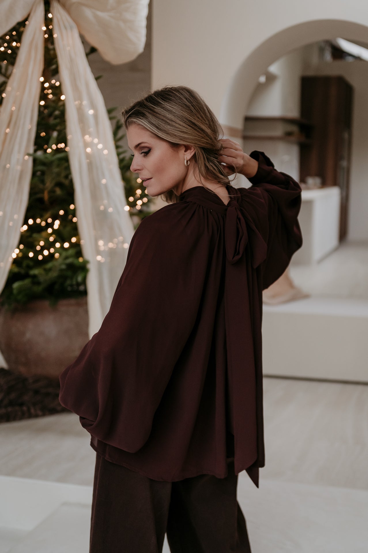 Crove blouse I Brown - Wild Souls by JV® - Blouses