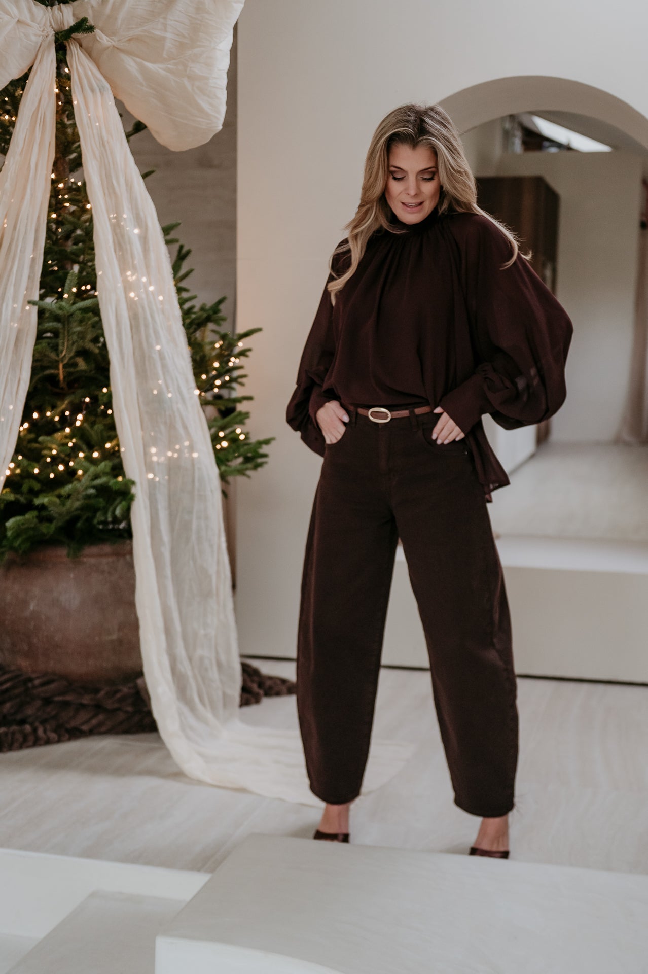 Crove blouse I Brown - Wild Souls by JV® - Blouses