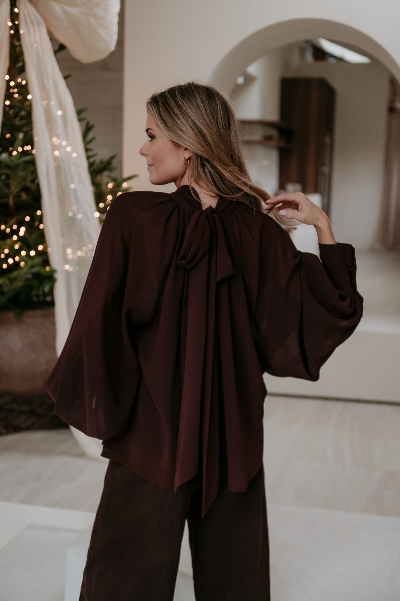 Crove blouse I Brown - Wild Souls by JV® - Blouses