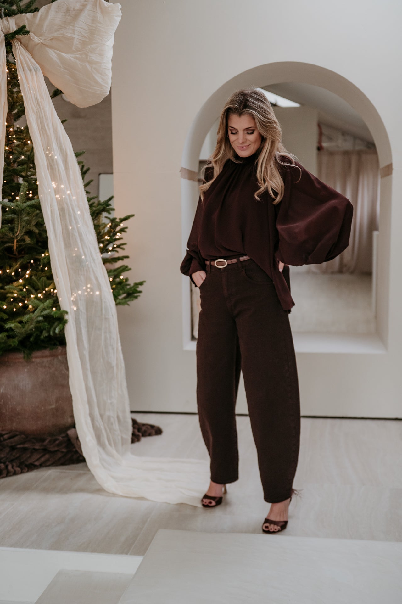 Crove blouse I Brown - Wild Souls by JV® - Blouses