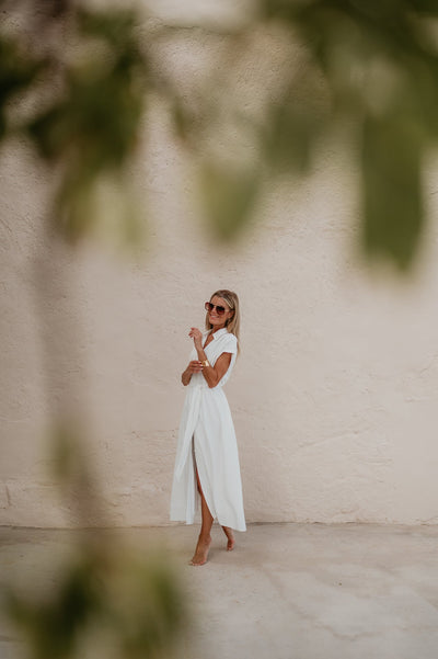 Cucina dress I White - Wild Souls by JV® - Dresses