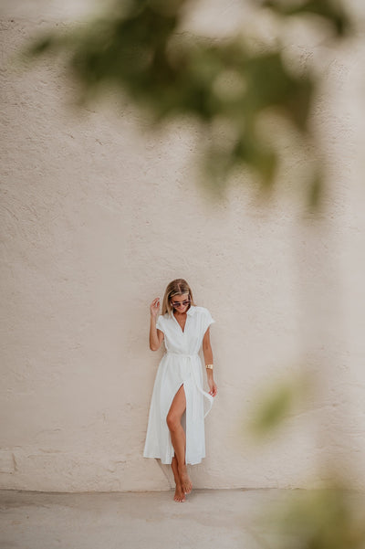 Cucina dress I White - Wild Souls by JV® - Dresses