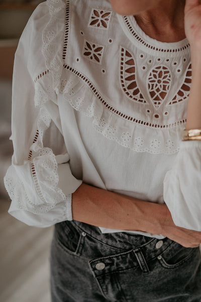Cuculo blouse I White - Wild Souls by JV® - Blouses